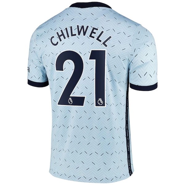 Camiseta Chelsea NO.21 Chilwell Segunda Equipación 2020-2021 Azul